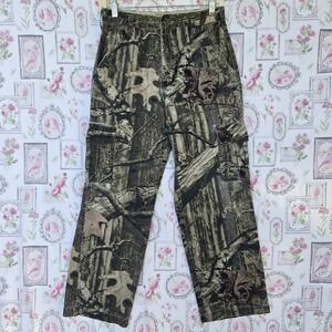Russell Outdoors Youth Boys Camo Cargo Pants Size L 14-16 Hunting Gear